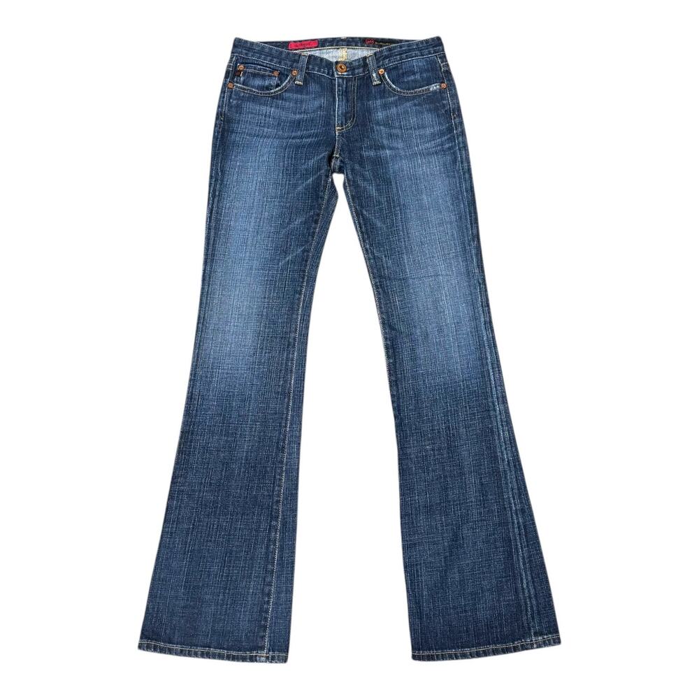Ag Adriano Goldschmied Blue Boot Cut Jeans with Classic Flare
